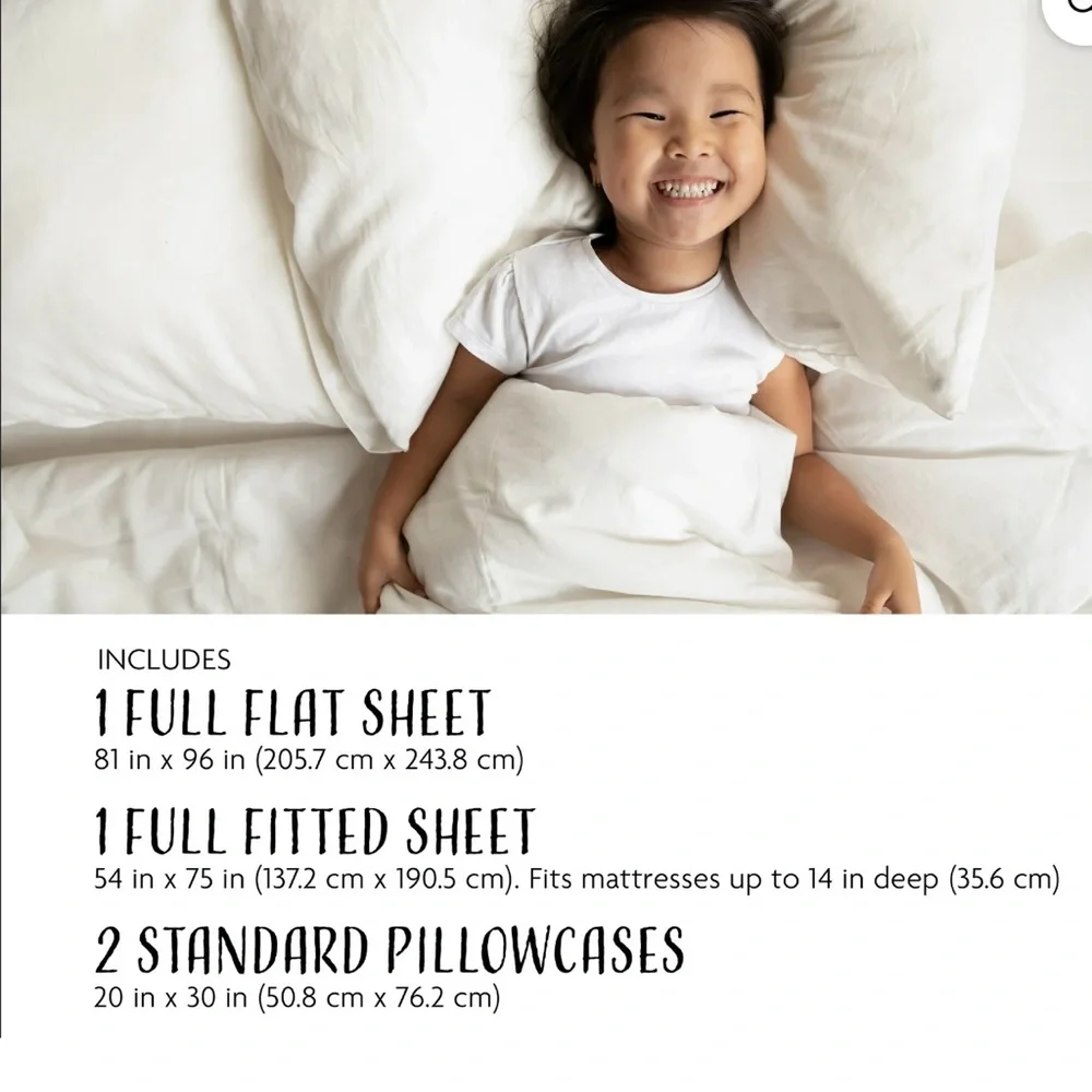 Kids' Soft Microfiber Sheet Set, Navy Blue Stars 4 Pieces Bedding Set